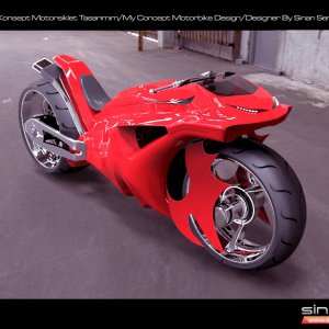 Yıldırım ZX1 Motorsiklet Tasarımım / sinan3d