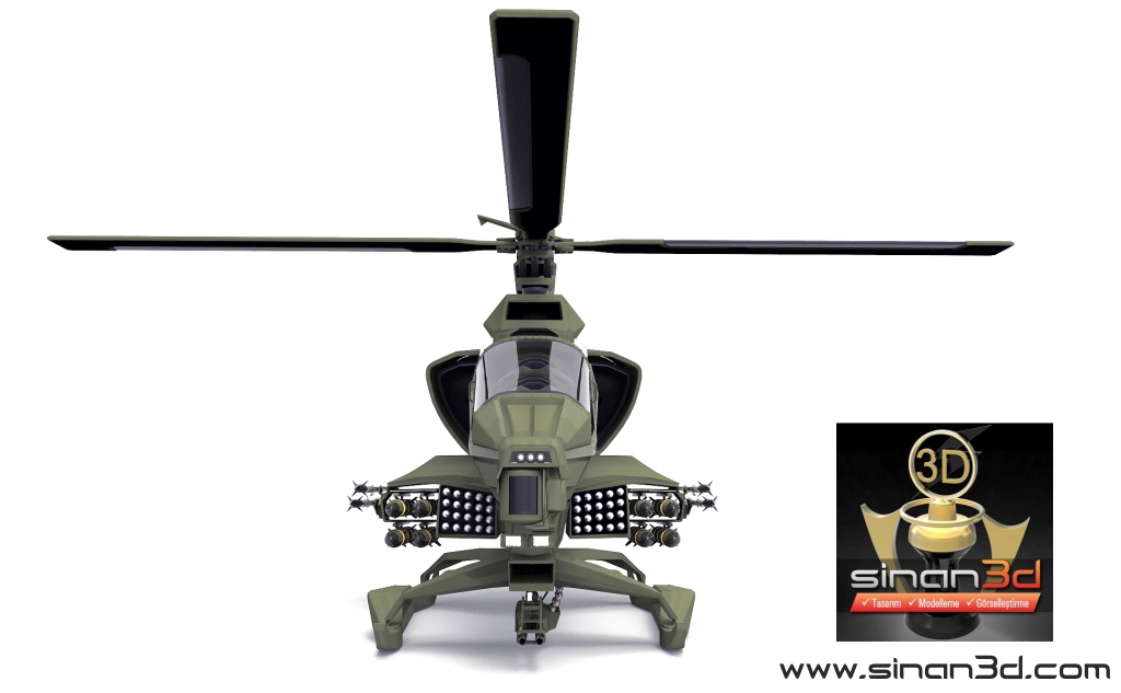 Lightning S1 Helikopter Tasarımım / sinan3d