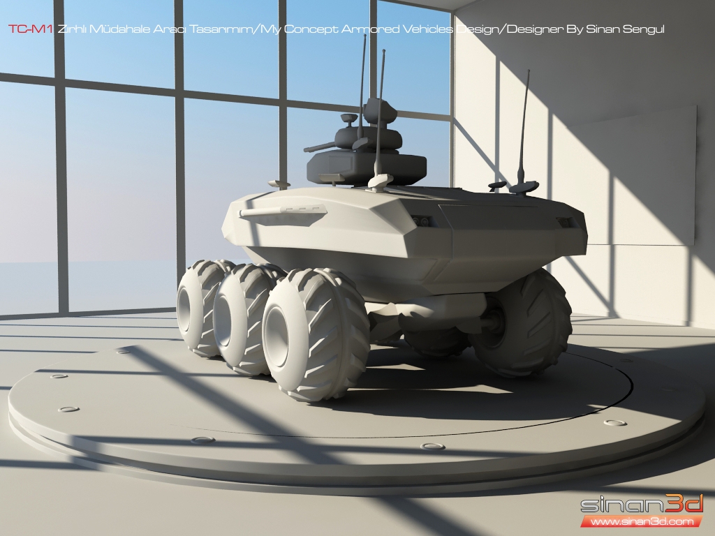 TCM1 Zırhlı Araç Tasarımım / sinan3d