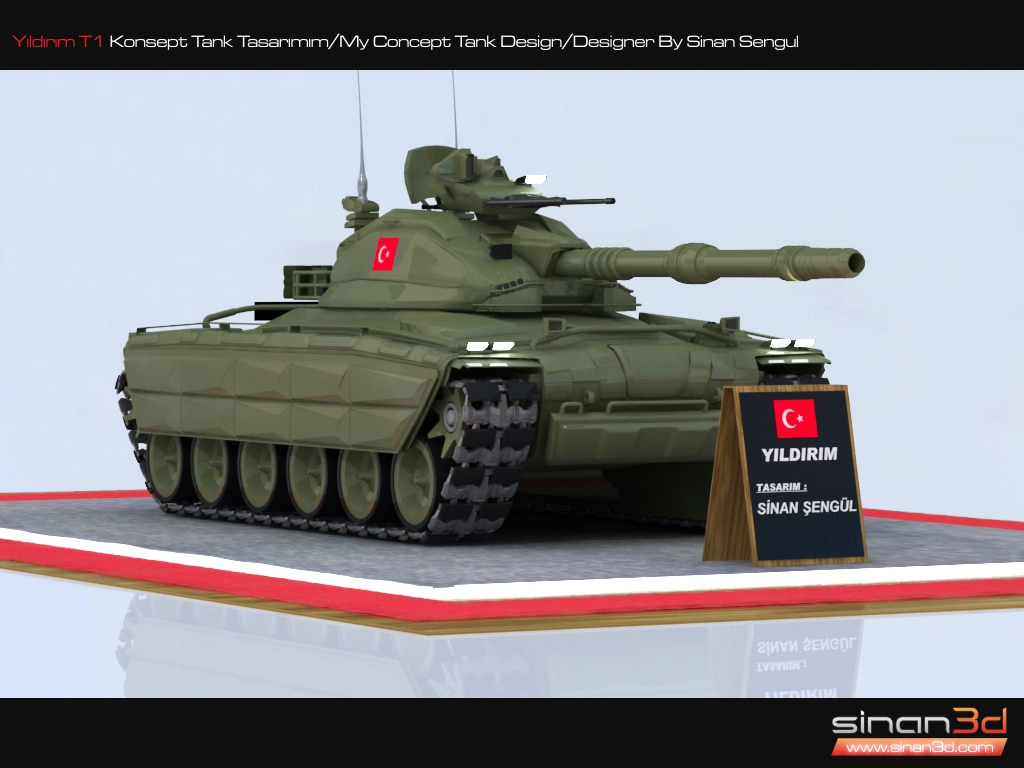 Yıldırım T1 Tank Tasarımım / sinan3d