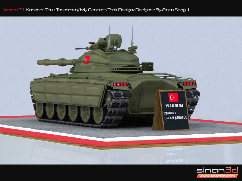 Yıldırım T1 Tank Tasarımım / sinan3d